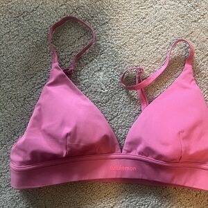 lululemon athletica Pink Triangle sports bra